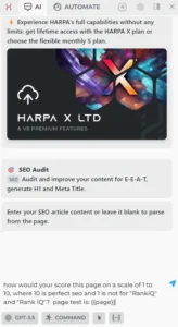 Harpa AI SEO Audit 4