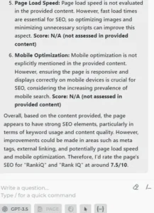 SEO Audit 6B Results