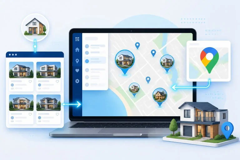 SEO Real Estate Websites with Strategies to Help You Win New Clients Add-Showcase-idx-to-Google-Maps